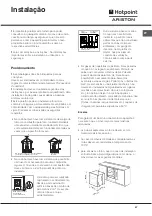 Предварительный просмотр 47 страницы Hotpoint Ariston FB G IX/HA Operating Instructions Manual