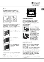 Предварительный просмотр 59 страницы Hotpoint Ariston FB G IX/HA Operating Instructions Manual