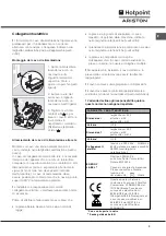 Предварительный просмотр 3 страницы Hotpoint Ariston FC 101 GP.1 IX/HA Operating Instructions Manual