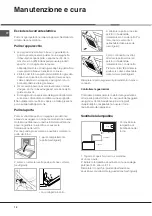 Предварительный просмотр 12 страницы Hotpoint Ariston FC 101 GP.1 IX/HA Operating Instructions Manual