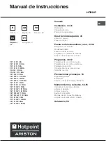 Предварительный просмотр 43 страницы Hotpoint Ariston FC 101 GP.1 IX/HA Operating Instructions Manual