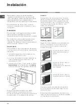 Предварительный просмотр 44 страницы Hotpoint Ariston FC 101 GP.1 IX/HA Operating Instructions Manual