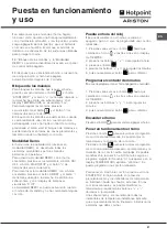 Предварительный просмотр 47 страницы Hotpoint Ariston FC 101 GP.1 IX/HA Operating Instructions Manual