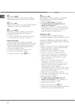 Предварительный просмотр 50 страницы Hotpoint Ariston FC 101 GP.1 IX/HA Operating Instructions Manual