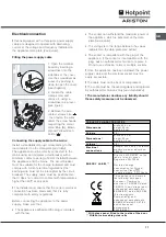 Preview for 17 page of Hotpoint Ariston FC 101 P.1 IX/HA Operating Instructions Manual