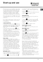 Preview for 19 page of Hotpoint Ariston FC 101 P.1 IX/HA Operating Instructions Manual