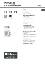 Preview for 57 page of Hotpoint Ariston FC 101 P.1 IX/HA Operating Instructions Manual