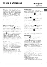 Preview for 61 page of Hotpoint Ariston FC 101 P.1 IX/HA Operating Instructions Manual