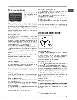 Предварительный просмотр 23 страницы Hotpoint Ariston FD 61.1 /HA S Operating Instructions Manual