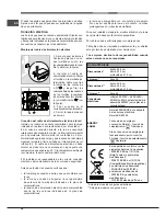 Предварительный просмотр 36 страницы Hotpoint Ariston FD 61.1 /HA S Operating Instructions Manual