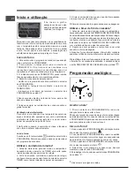 Предварительный просмотр 44 страницы Hotpoint Ariston FD 61.1 /HA S Operating Instructions Manual