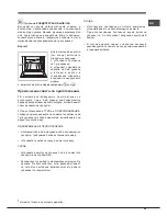 Предварительный просмотр 69 страницы Hotpoint Ariston FD 61.1 /HA S Operating Instructions Manual