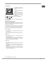 Предварительный просмотр 25 страницы Hotpoint Ariston FD 83.1 /HA S Operating Instructions Manual