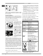 Предварительный просмотр 38 страницы Hotpoint Ariston FD 83.1 /HA S Operating Instructions Manual