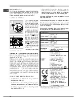 Предварительный просмотр 54 страницы Hotpoint Ariston FD 83.1 /HA S Operating Instructions Manual