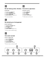 Предварительный просмотр 13 страницы Hotpoint Ariston FH 21 /HA Operating Instructions Manual