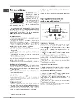 Предварительный просмотр 16 страницы Hotpoint Ariston FH 21 /HA Operating Instructions Manual