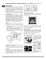 Предварительный просмотр 42 страницы Hotpoint Ariston FH 21 /HA Operating Instructions Manual