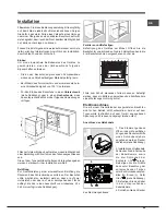 Предварительный просмотр 49 страницы Hotpoint Ariston FH 21 /HA Operating Instructions Manual