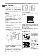 Предварительный просмотр 56 страницы Hotpoint Ariston FH 21 /HA Operating Instructions Manual