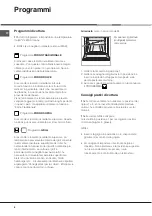 Предварительный просмотр 6 страницы Hotpoint Ariston FH 21 IX/HA Operating Instructions Manual