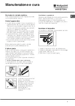 Предварительный просмотр 9 страницы Hotpoint Ariston FH 21 IX/HA Operating Instructions Manual