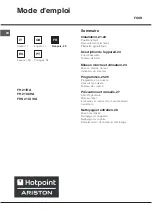 Предварительный просмотр 20 страницы Hotpoint Ariston FH 21 IX/HA Operating Instructions Manual