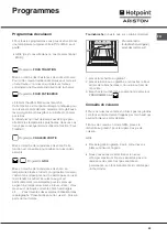 Предварительный просмотр 25 страницы Hotpoint Ariston FH 21 IX/HA Operating Instructions Manual