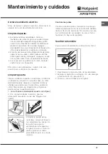 Предварительный просмотр 37 страницы Hotpoint Ariston FH 21 IX/HA Operating Instructions Manual