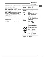 Preview for 15 page of Hotpoint Ariston FH 51 (BK)/HA S Operating Instructions Manual