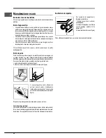 Preview for 20 page of Hotpoint Ariston FH 51 (BK)/HA S Operating Instructions Manual