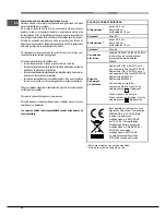 Preview for 36 page of Hotpoint Ariston FH 51 (BK)/HA S Operating Instructions Manual