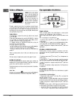 Preview for 44 page of Hotpoint Ariston FH 51 (BK)/HA S Operating Instructions Manual