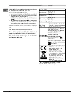 Preview for 50 page of Hotpoint Ariston FH 51 (BK)/HA S Operating Instructions Manual