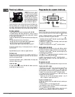 Preview for 72 page of Hotpoint Ariston FH 51 (BK)/HA S Operating Instructions Manual