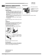 Preview for 76 page of Hotpoint Ariston FH 51 (BK)/HA S Operating Instructions Manual