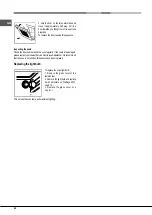 Предварительный просмотр 22 страницы Hotpoint Ariston FH 62 (WH)/HA S Operating Instructions Manual