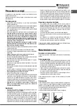 Предварительный просмотр 17 страницы Hotpoint Ariston FH 82 C IX/HA S Operating Instructions Manual