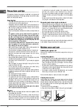 Предварительный просмотр 24 страницы Hotpoint Ariston FH 82 C IX/HA S Operating Instructions Manual