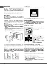 Предварительный просмотр 26 страницы Hotpoint Ariston FH 82 C IX/HA S Operating Instructions Manual