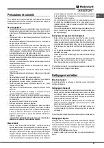 Предварительный просмотр 31 страницы Hotpoint Ariston FH 82 C IX/HA S Operating Instructions Manual