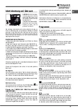 Предварительный просмотр 49 страницы Hotpoint Ariston FH 82 C IX/HA S Operating Instructions Manual