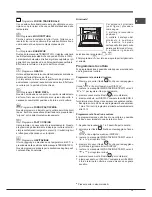 Предварительный просмотр 13 страницы Hotpoint Ariston FH 89 P IX/HA S Operating Instructions Manual