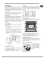 Предварительный просмотр 19 страницы Hotpoint Ariston FH 89 P IX/HA S Operating Instructions Manual