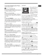 Предварительный просмотр 31 страницы Hotpoint Ariston FH 89 P IX/HA S Operating Instructions Manual