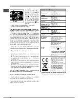 Предварительный просмотр 38 страницы Hotpoint Ariston FH 89 P IX/HA S Operating Instructions Manual