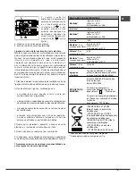 Предварительный просмотр 47 страницы Hotpoint Ariston FH 89 P IX/HA S Operating Instructions Manual