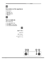 Предварительный просмотр 6 страницы Hotpoint Ariston FH G /HA Operating Instructions Manual