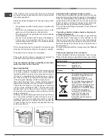 Предварительный просмотр 8 страницы Hotpoint Ariston FH G /HA Operating Instructions Manual