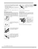 Предварительный просмотр 13 страницы Hotpoint Ariston FH G /HA Operating Instructions Manual